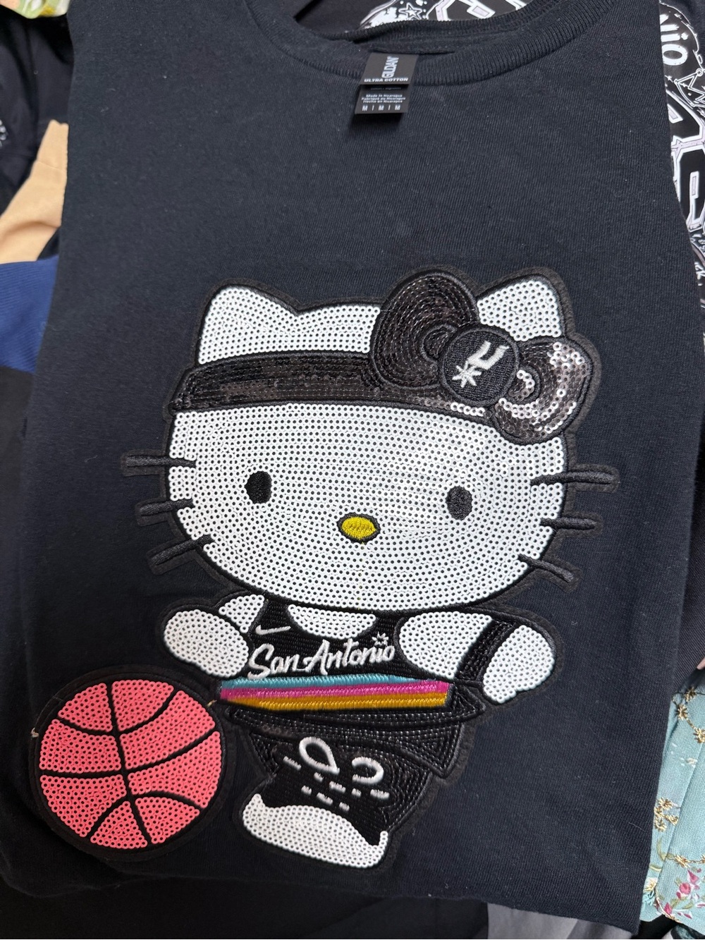 Hello Kitty San Antonio Spurs Shirt